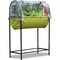 Tierra Garden Easy Table Garden, 2 Vigoroot Planter Troughs, Hidden Self-Watering Reservoir, Protective Poly Cover